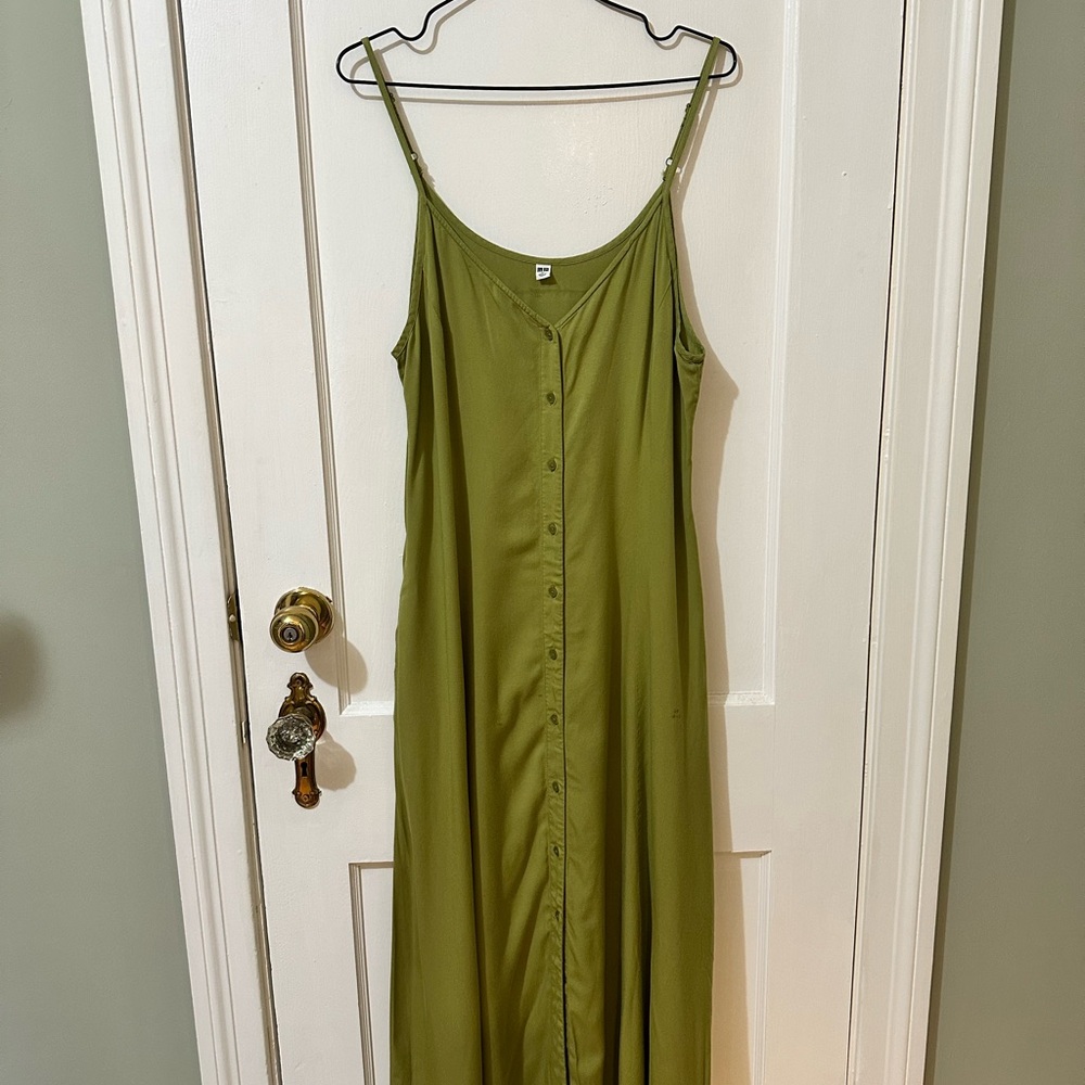 Olive Green Maxi Dress